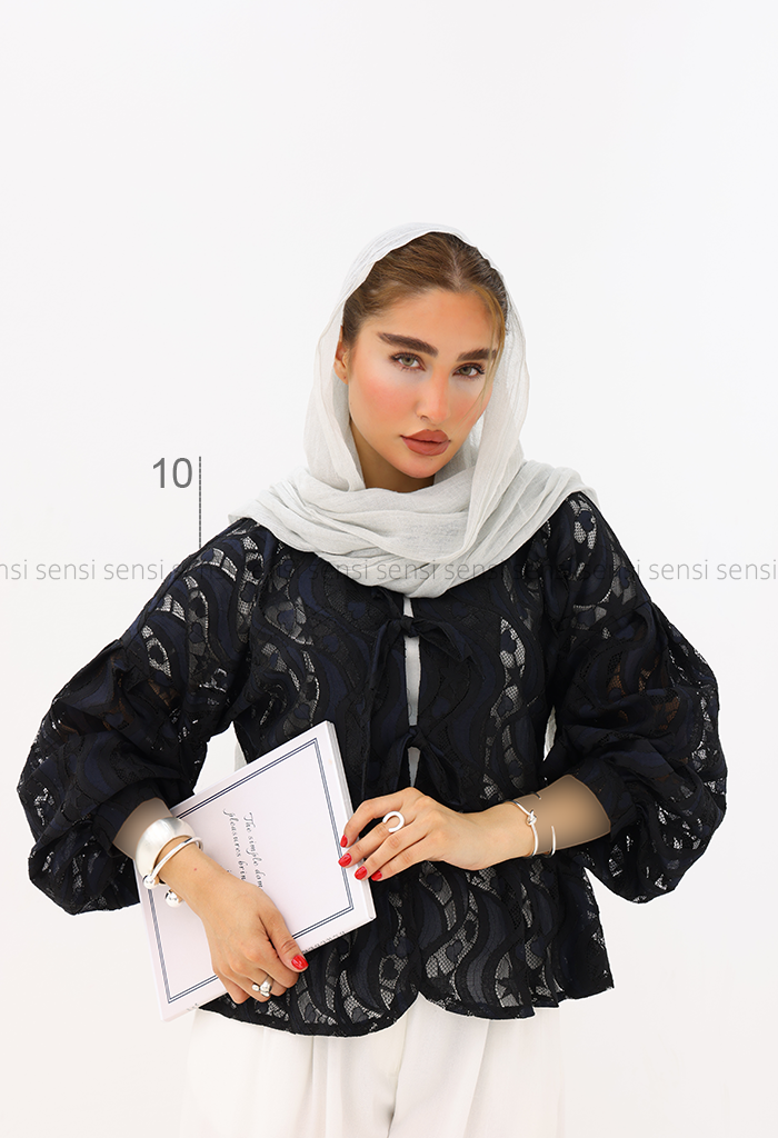 مانتو عروسکی گیپور کد1006095